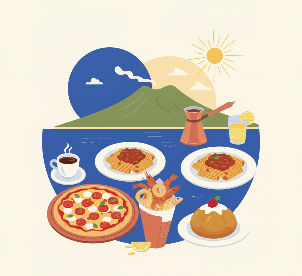 A classic Neapolitan pizza with basil